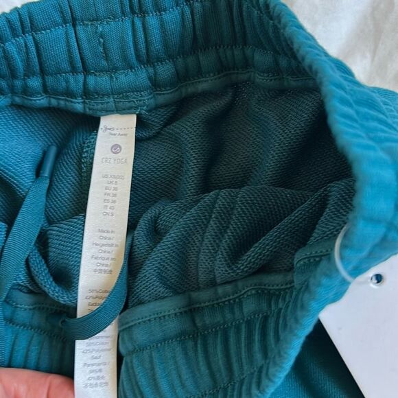 CRZ YOGA Cotton Sweat 17'' Jersey Skirt with Pockets, Green Jade, XS, NWT - Picture 5 of 10